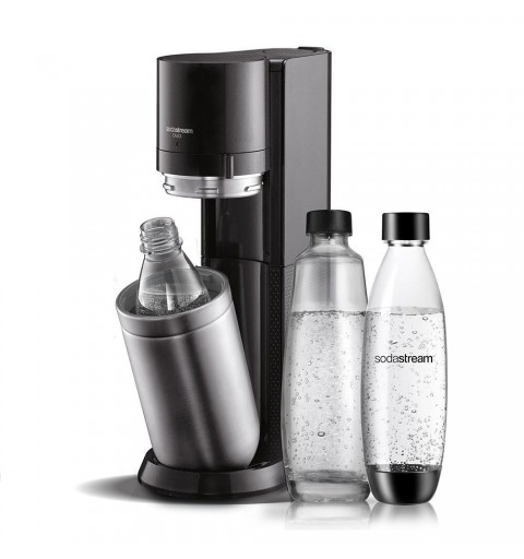 SodaStream DUO black Negro, Acero inoxidable