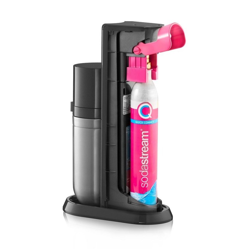 SodaStream DUO black Negro, Acero inoxidable