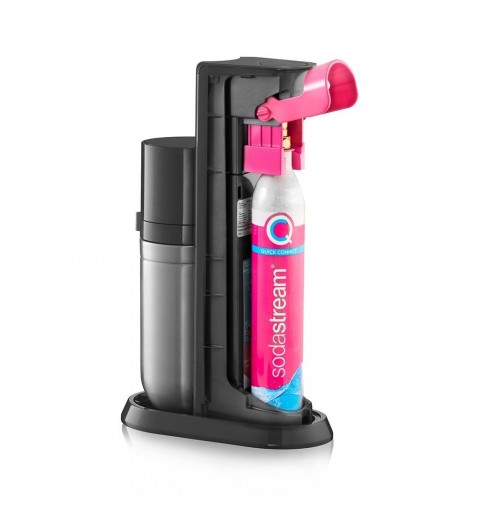 SodaStream DUO black Negro, Acero inoxidable