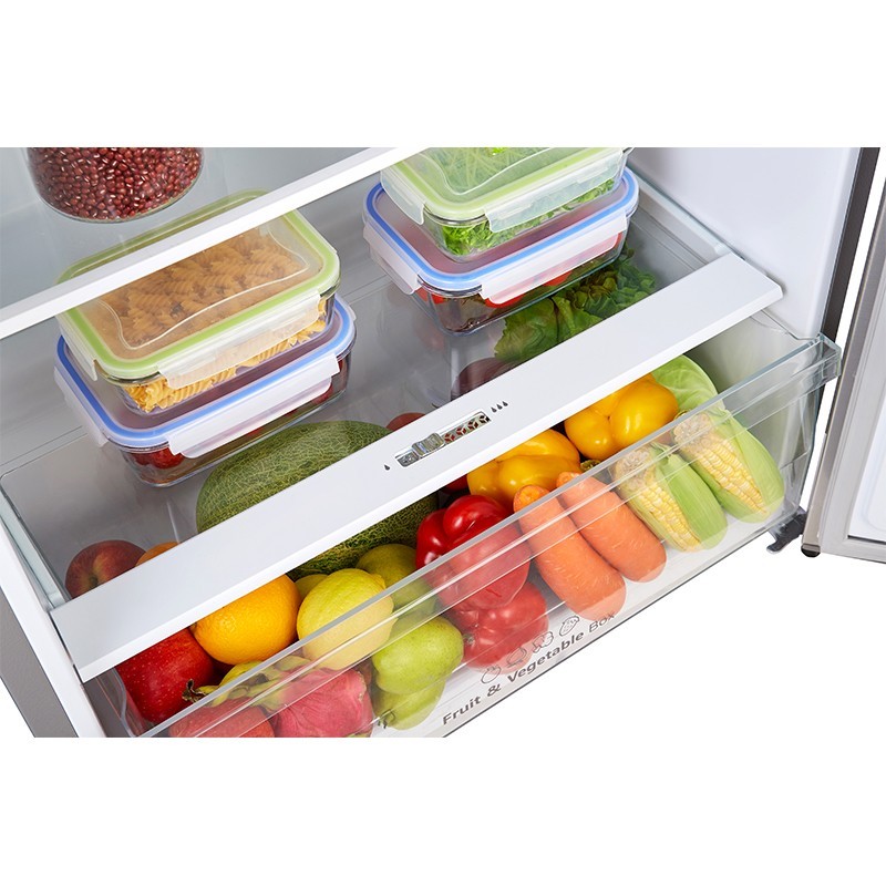 Hisense RT488N4DC2 fridge-freezer Freestanding 381 L E Silver