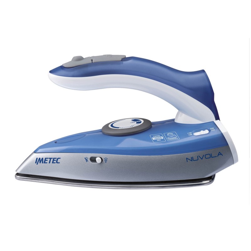 Imetec Nuvola Fer à vapeur Semelle en acier inoxydable 1000 W Bleu, Gris