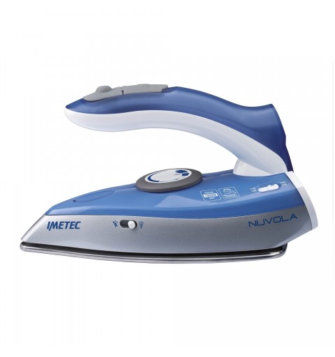 Imetec Nuvola Fer à vapeur Semelle en acier inoxydable 1000 W Bleu, Gris