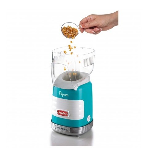 Ariete Pop Corn Party Time palomitas de maiz poppers Azul, Transparente 1100 W