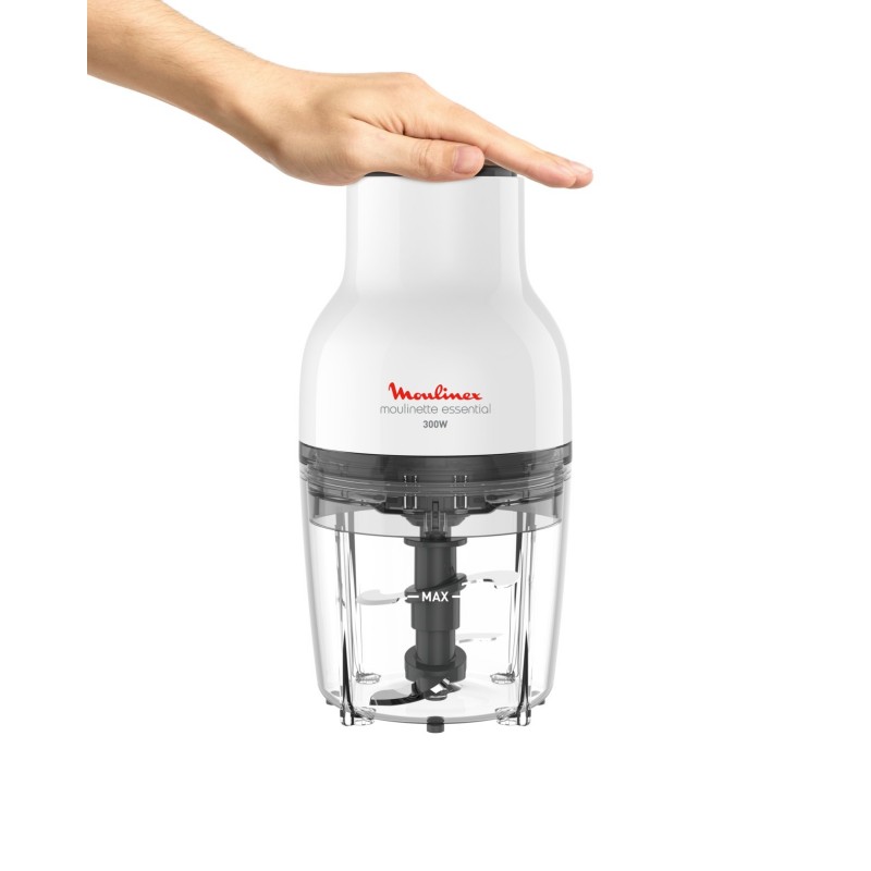 Moulinex DJ520 picadora eléctrica de alimentos 0,4 L 300 W Blanco