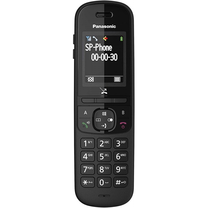 Panasonic KX-TGH710 Teléfono DECT Identificador de llamadas Negro