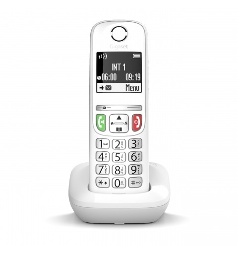 Gigaset E270 DECT-Telefon Anrufer-Identifikation Weiß