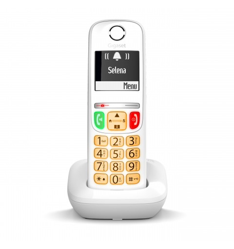 Gigaset E270 DECT-Telefon Anrufer-Identifikation Weiß