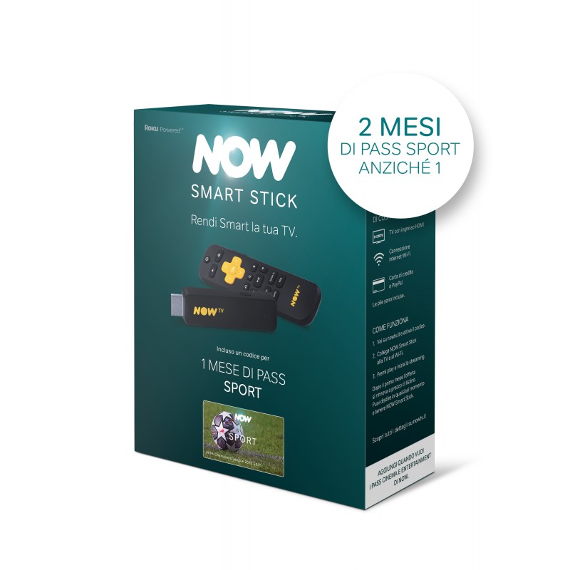 Now TV Smart Stick HDMI Full HD Black