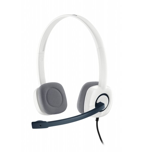 Logitech H150 Stereo Headset Wired Head-band Office Call center White