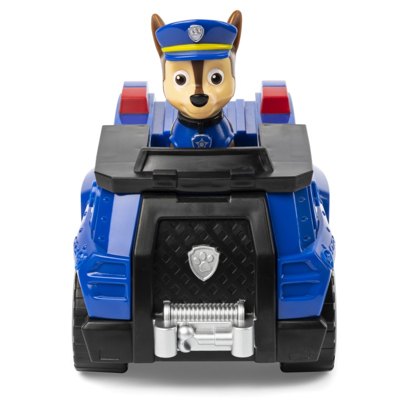 PAW Patrol Polizei-Fahrzeug mit Chase-Figur (Basic Vehicle Basis Fahrzeug)