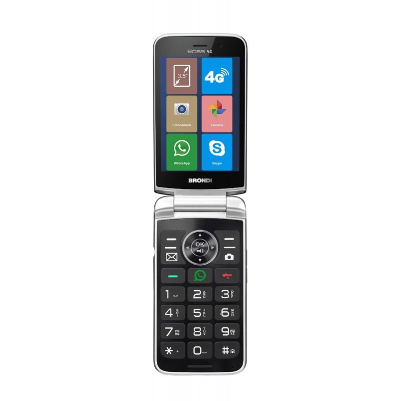 Brondi Boss 4G 8.89 cm (3.5") White Feature phone