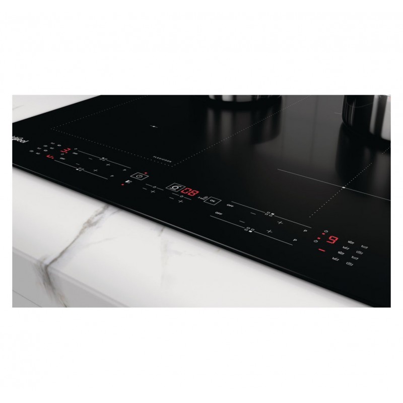 Whirlpool WL B8160 NE Noir Intégré (placement) 59 cm Plaque avec zone à induction 4 zone(s)