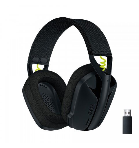 Logitech G G435 LIGHTSPEED Wireless Gaming Headset Auriculares Inalámbrico Diadema Juego Bluetooth Negro