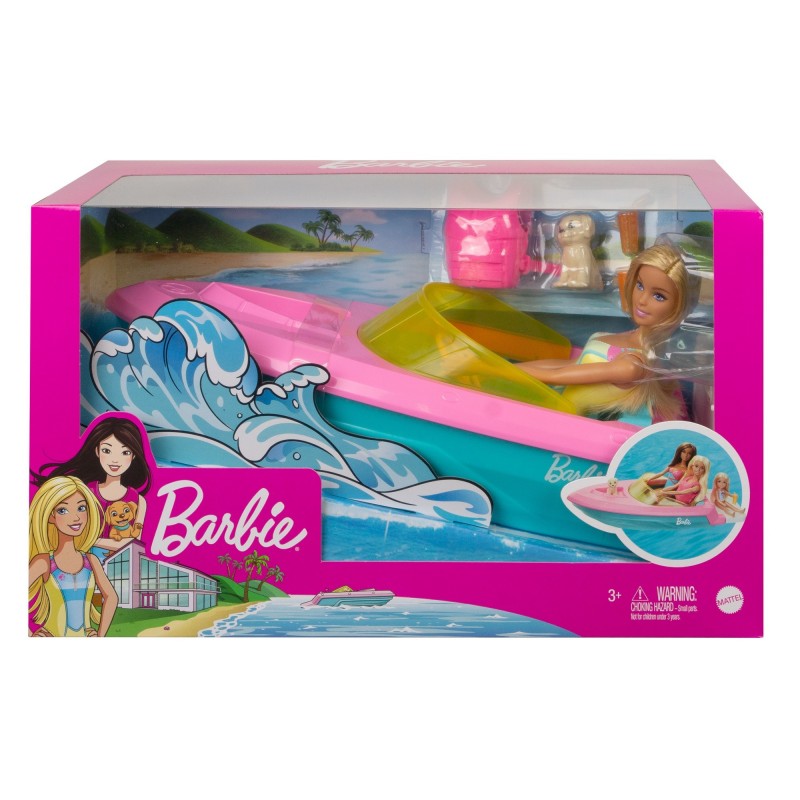 Barbie Doll And Boat