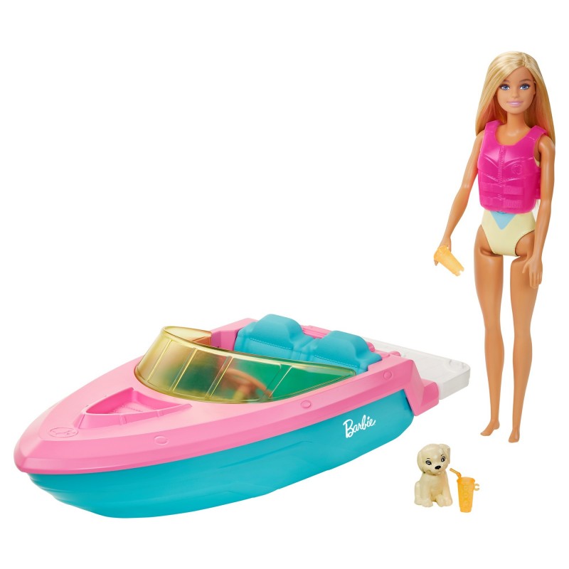 Barbie Doll And Boat