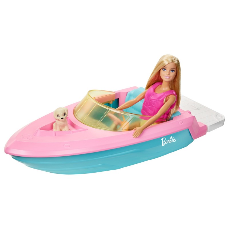 Barbie Doll And Boat