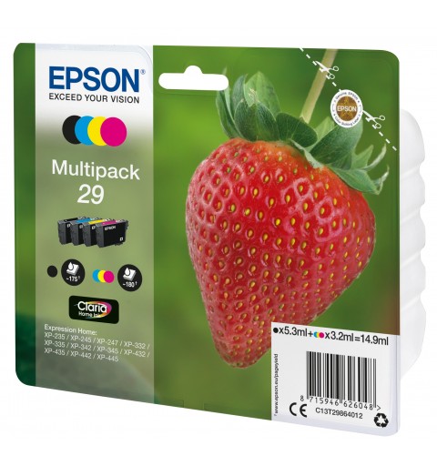 Epson Strawberry Multipack 4-colours 29 Claria Home Ink