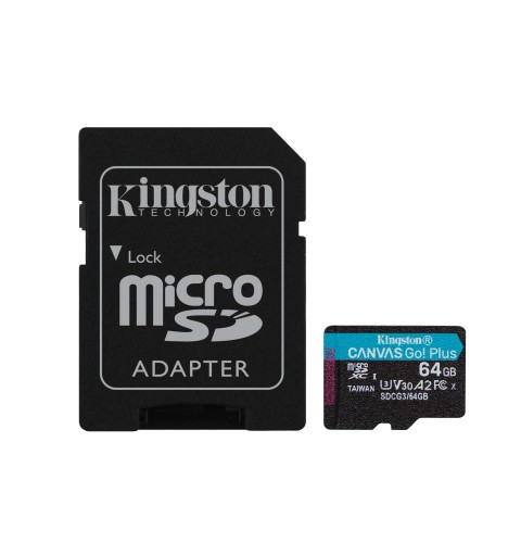 Kingston Technology Canvas Go! Plus 64 GB MicroSD UHS-I Class 10