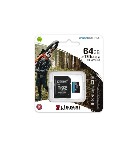 Kingston Technology Canvas Go! Plus 64 GB MicroSD UHS-I Class 10