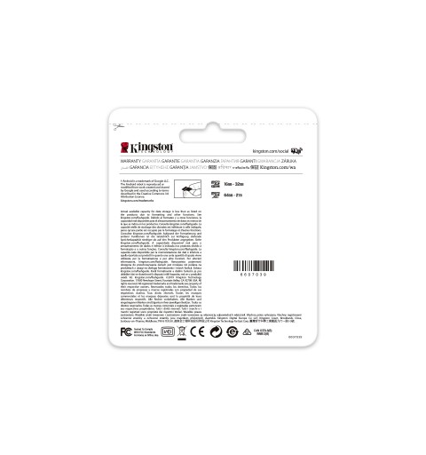 Kingston Technology Canvas Go! Plus 64 GB MicroSD UHS-I Class 10