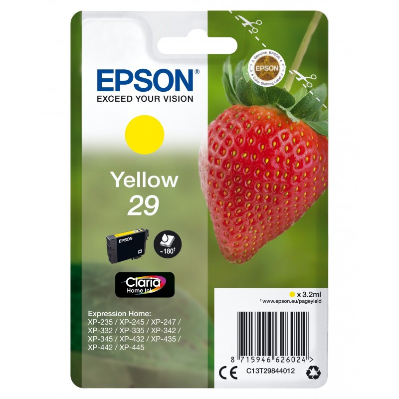 Epson Strawberry Cartouche "Fraise" 29 - Encre Claria Home J