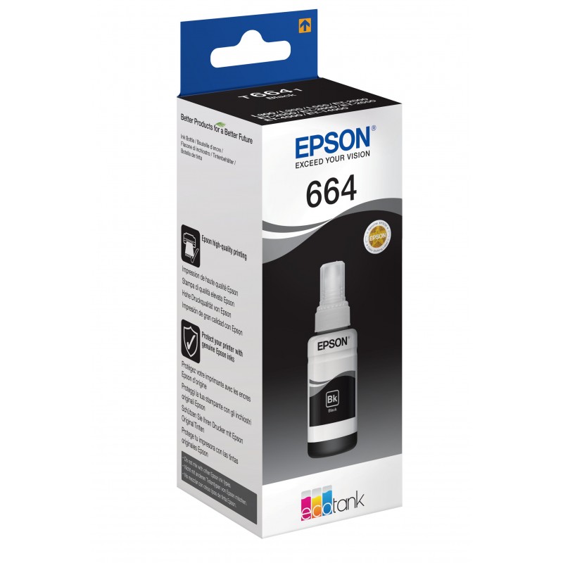 Epson 664 Ecotank Black ink bottle