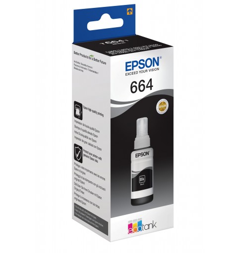 Epson 664 Ecotank Black ink bottle