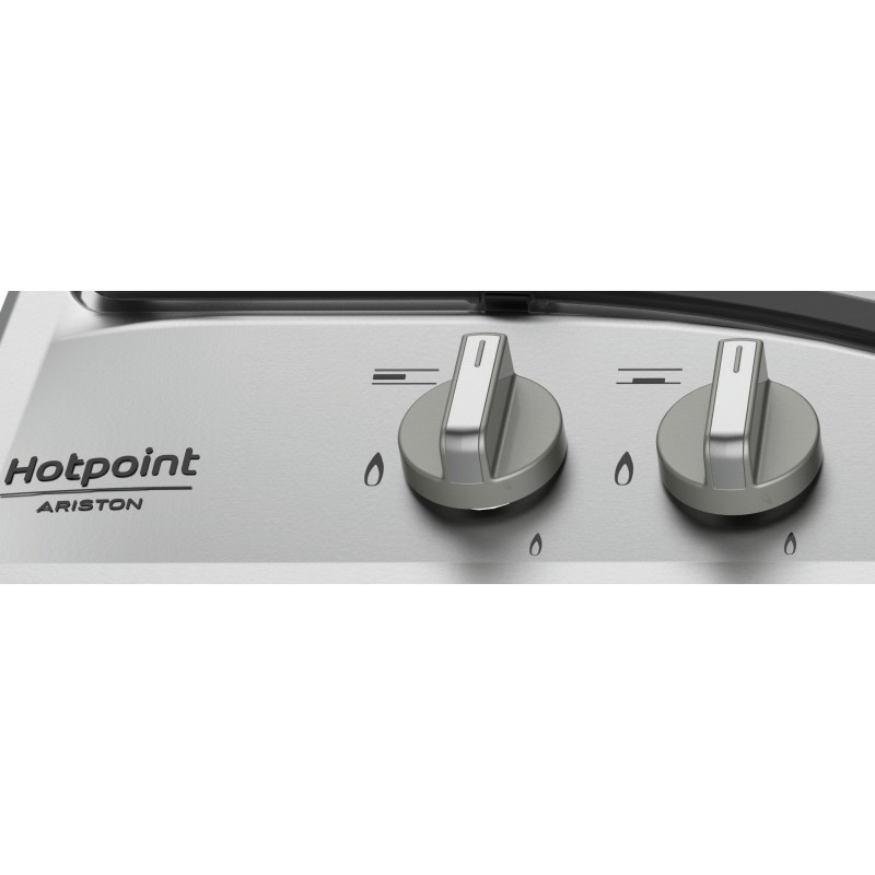 Hotpoint PCN 641 T IX HAR hob Stainless steel Built-in 60 cm Gas 4 zone(s)