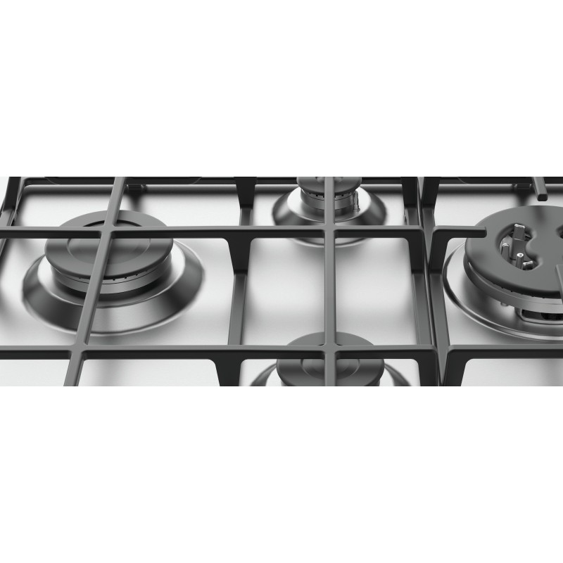 Hotpoint PCN 641 T IX HAR hob Stainless steel Built-in 60 cm Gas 4 zone(s)