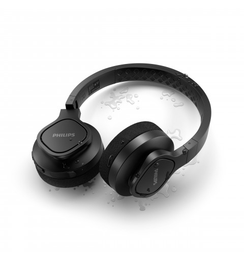 Philips TAA4216BK 00 auricular y casco Auriculares Inalámbrico y alámbrico Diadema Deportes USB Tipo C Bluetooth Negro