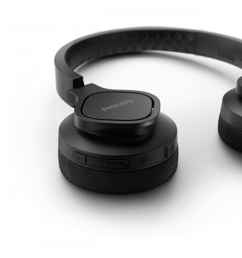 Philips TAA4216BK 00 cuffia e auricolare Con cavo e senza cavo A Padiglione Sport USB tipo-C Bluetooth Nero