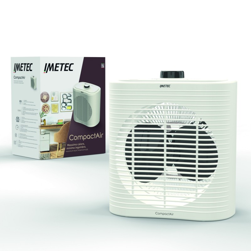 Imetec Compact Air Indoor Weiß 2000 W Elektrischer Raumheizlüfter