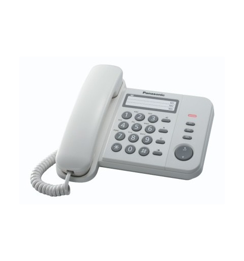 Panasonic KX-TS520EX1W telephone Caller ID White