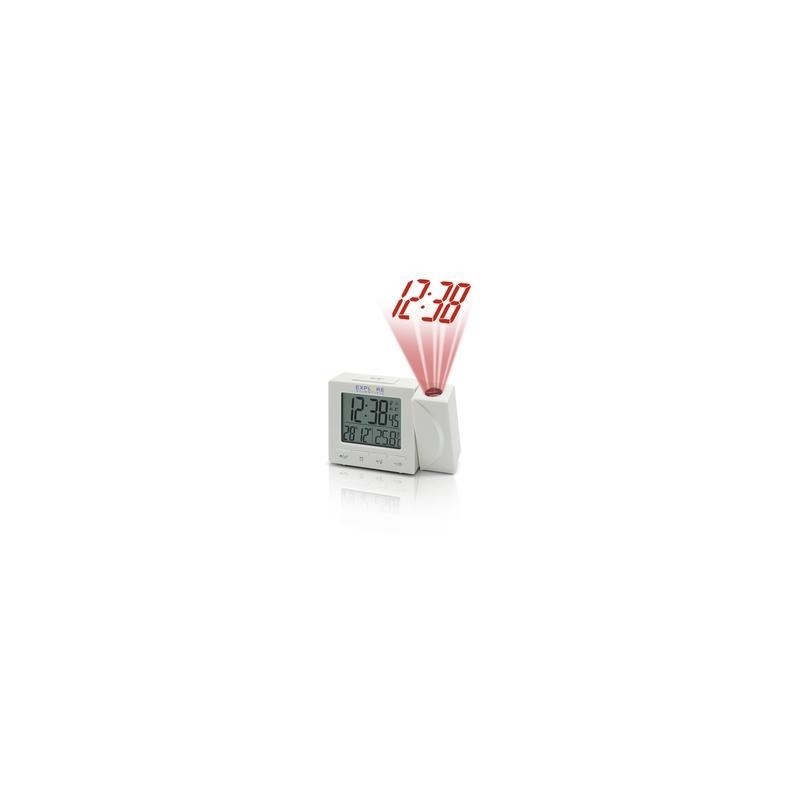 Explore Scientific RDP1001WHT despertador Reloj despertador digital Blanco