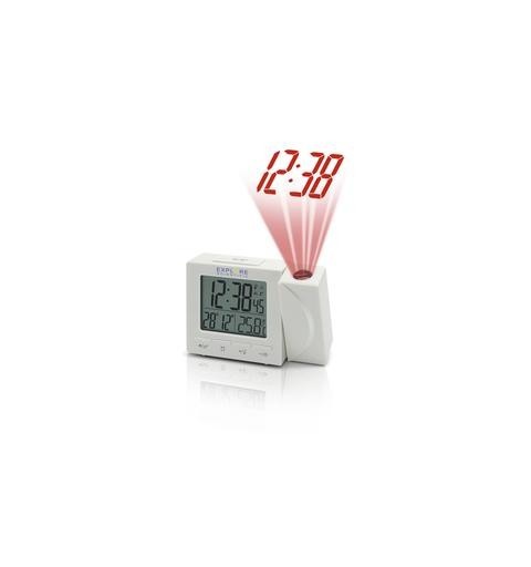 Explore Scientific RDP1001WHT alarm clock Digital alarm clock White