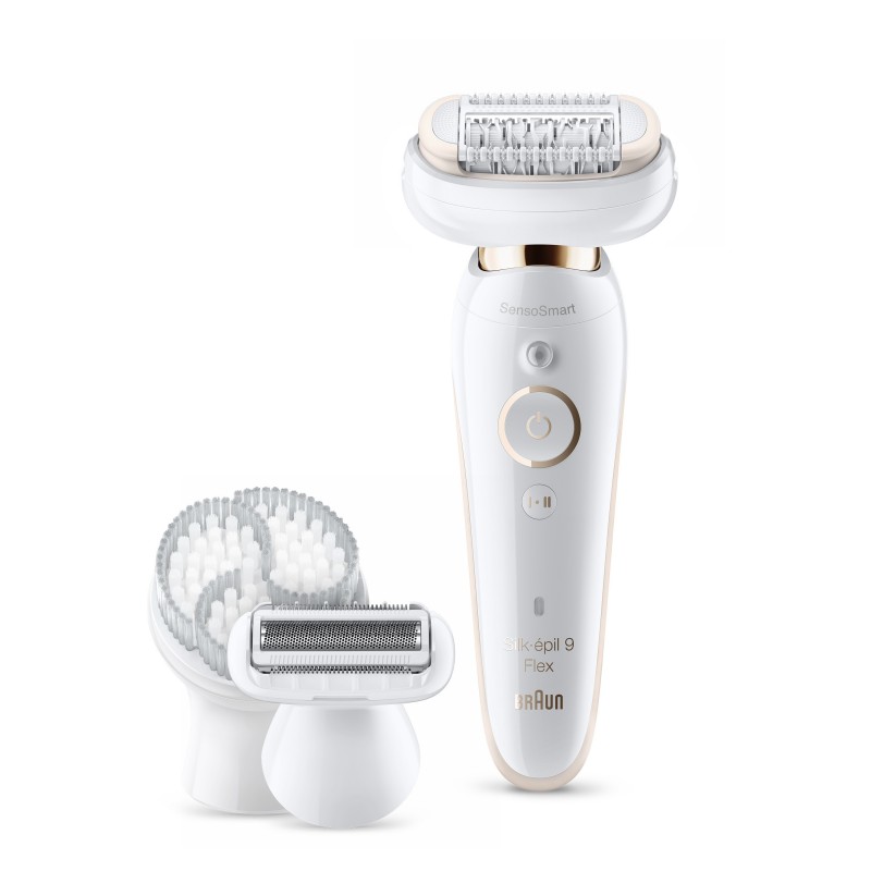 Braun Silk-épil 9 81688639 épilateur 40 pince(s) Blanc, Or