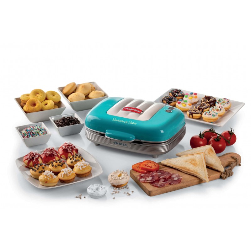 Ariete 1972 2 Waffel(n) 700 W Blau