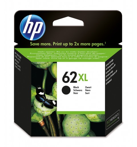 HP 62XL cartouche d'encre noire grande capacité authentique