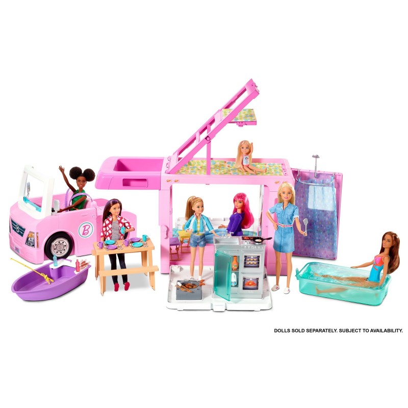 Barbie 3-in-1 DreamCamper Doll camper
