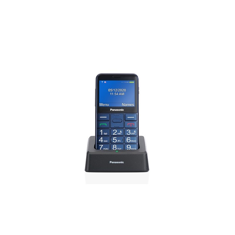 Panasonic KX-TU155 6,1 cm (2.4") 102 g Bleu Téléphone d'entrée de gamme