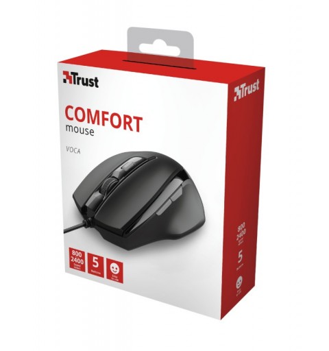 Trust Voca souris Droitier USB Type-A Optique 2400 DPI