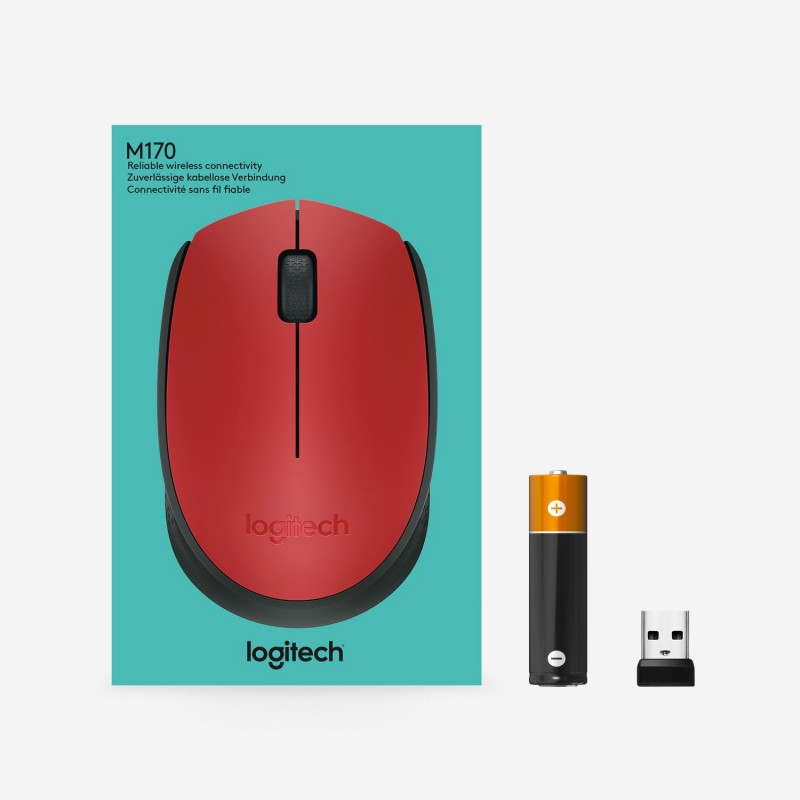 Logitech M171 Wireless mouse Ambidextrous RF Wireless Optical 1000 DPI