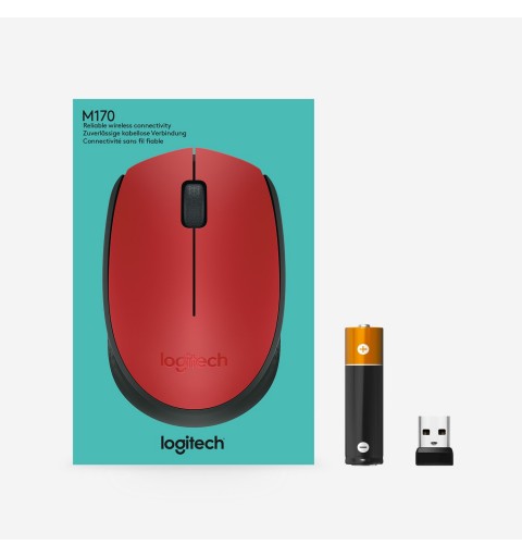 Logitech M171 Wireless mouse Ambidextrous RF Wireless Optical 1000 DPI