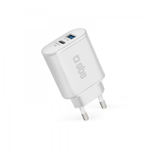 SBS Caricabatterie da viaggio USB – Type-C PD 18W