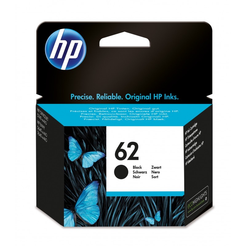 HP 62 Schwarz Original Druckerpatrone