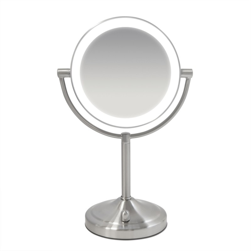 HoMedics MIR-8150-EU makeup mirror Freestanding Round Stainless steel