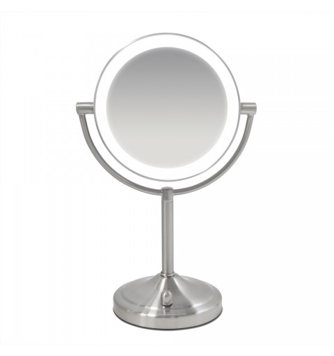 HoMedics MIR-8150-EU makeup mirror Freestanding Round Stainless steel