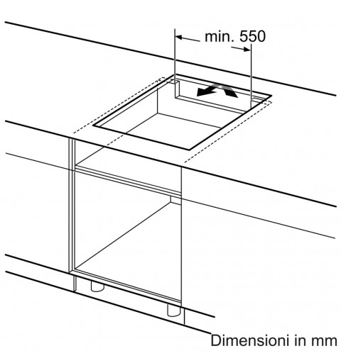 Bosch Serie 2 PUG611AA5E Kochfeld Schwarz Arbeitsplatte 60 cm Zonen-Induktionskochfeld 4 Zone(n)