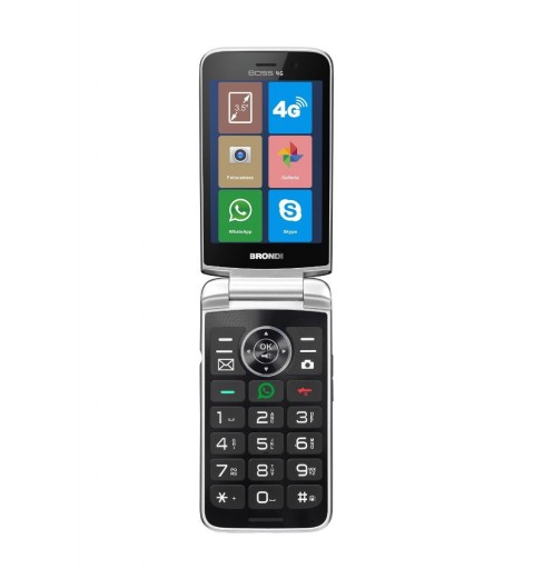 Brondi Boss 4G 8.89 cm (3.5") Black Feature phone