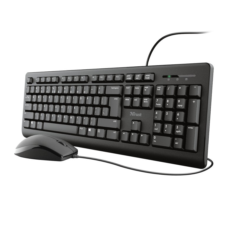 Trust 23971 teclado USB QWERTY Italiano Negro